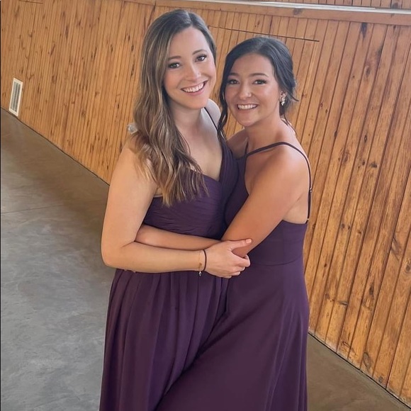 Azazie Plum Bridesmaid Dress - Picture 11 of 11